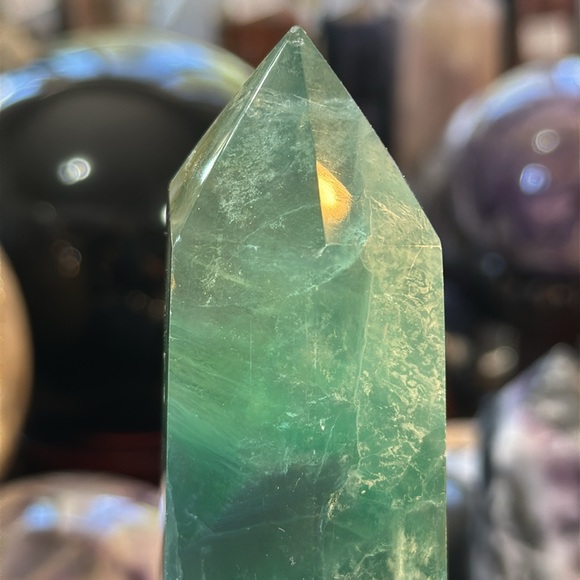Green Fluorite Crystal Tower! - Picture 6 of 11